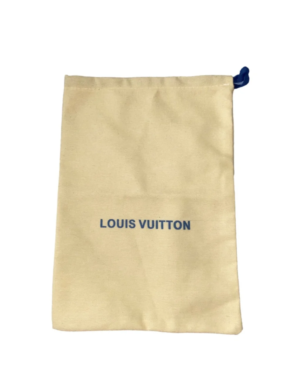 Women's Louis Vuitton Dust Bag 8x12” Beige Blue